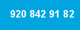 920 842 91 82 920 842 91 82